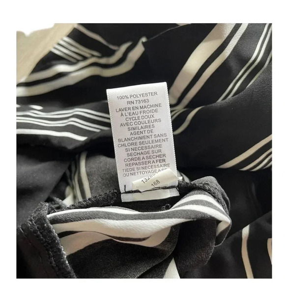 Spense Sleeveless Black and White Jumpsuit with Tied Waist Women’s 8 - Picture 12 of 12